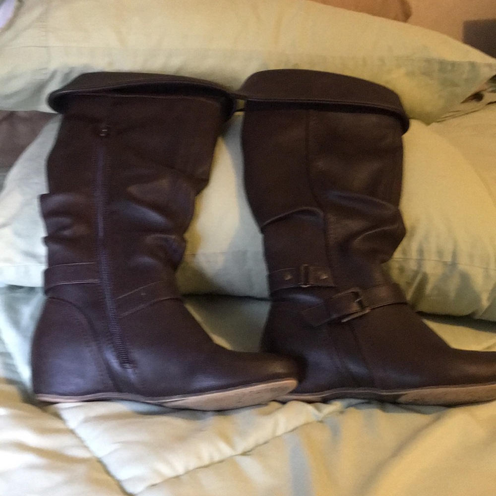 Bass dress tall boots